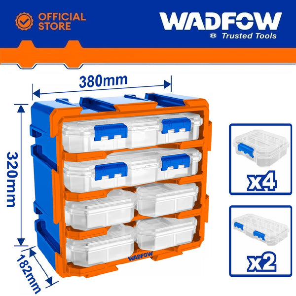 Modular Storage Tower 380x182x320mm WTB8346 | Company: Wadfow | Origin: China