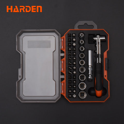 39Pcs Ratchet Screwdriver & Bits Set 550939 | Company: Harden | Origin: China