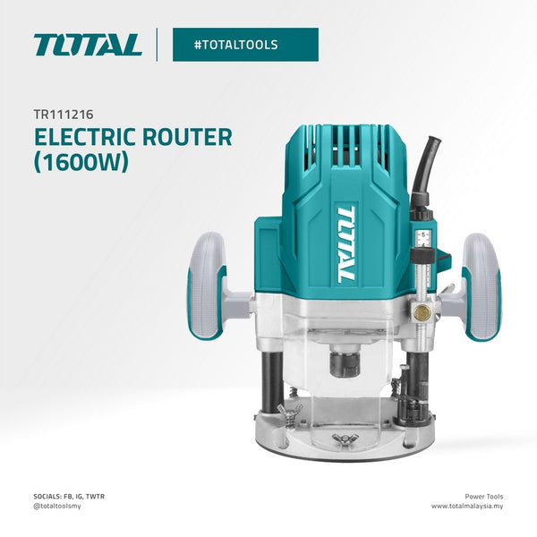 Wood Router 12mm TR111216  |  Company: Total  |  Origin: China