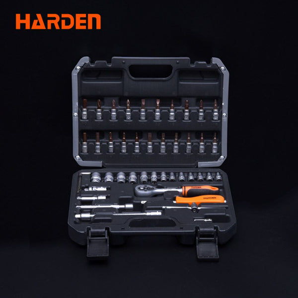 46Pcs Dr. SOCKET SET 1/4" 510346 | Company : Harden | Origin: China