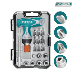 24Pcs T-handle wrench screwdriver set TACSD30186 |  Company: Total  |  Origin: China