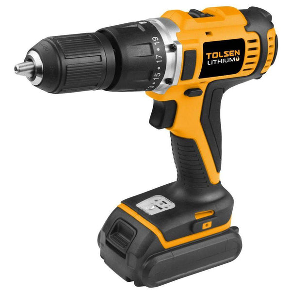 CORDLESS DRILL WITH IMPACT FUNCTION 20V 79034 | COMPANY: TOLSEN | ORIGIN: CHINA