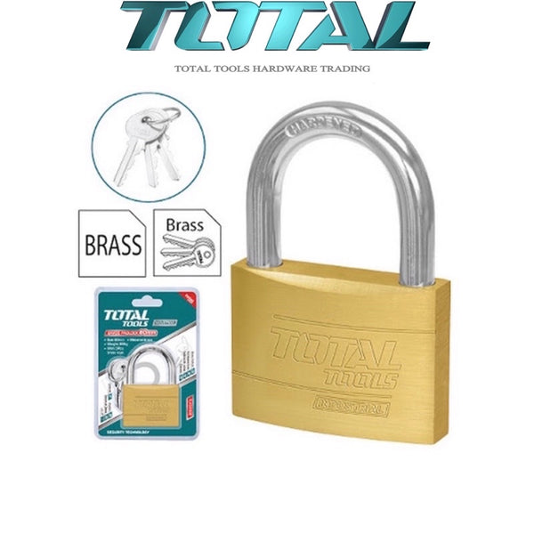 Heavy duty brass padlock TLK32302 | Company: Total | Origin: China