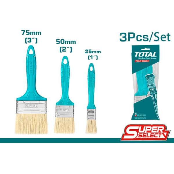 3pcs paint brush set THT8450301 | Company: Total | Origin: China