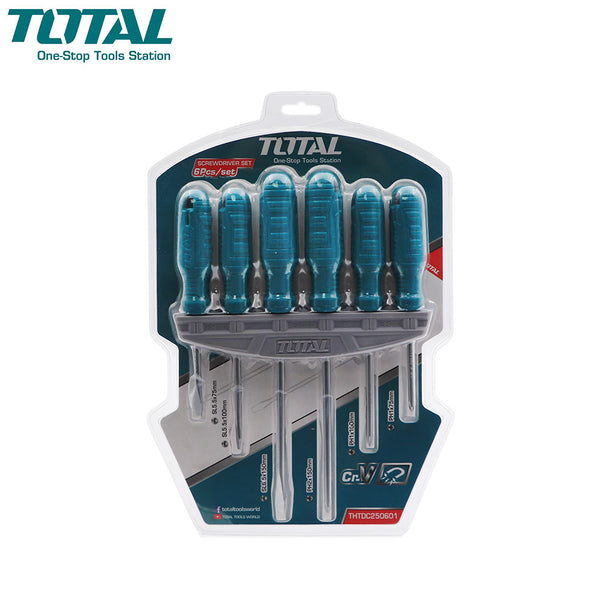 6 pcs screwdriver set THTDC250601  |  Company: Total  |  Origin: China