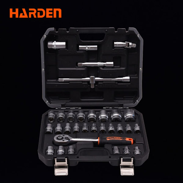 32Pcs Dr.SOCKET SET 1/2 " 510432 | Company: Harden | Origin: China