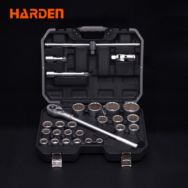 27Pcs Dr.SOCKET SET 3/4" 510827 | Company: Harden | Origin: China