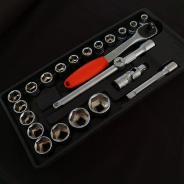 23Pcs 1/2" SOCKET TOOLS SET 520633 | Company: Harden | Origin: China