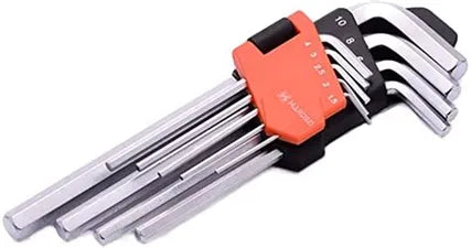 9Pcs Long Hex Key Wrench 540605