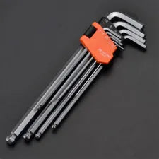 9Pcs Extra Long Ball Key Wrench  540609