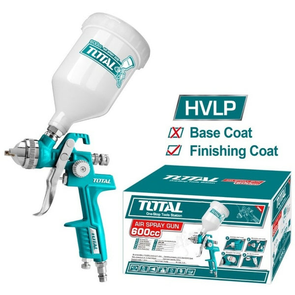 HVLP Air spray gun 600cc TAT10601  |  Company: Total  |  Origin: China