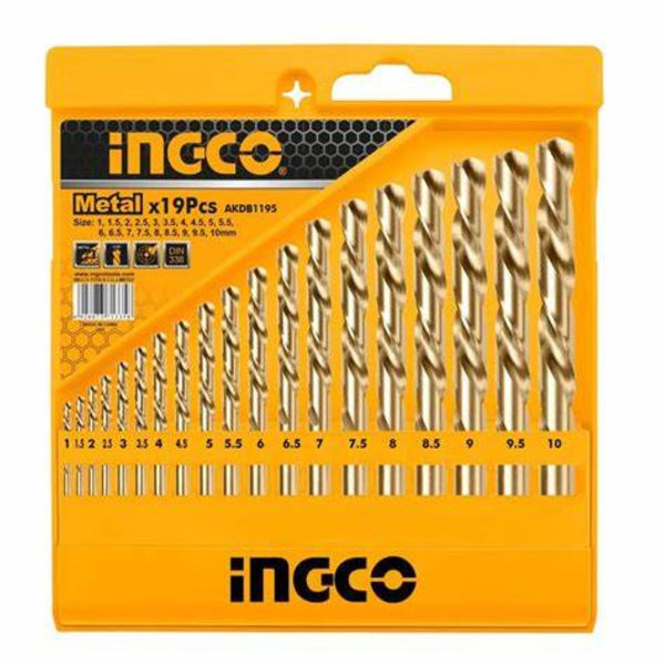 HSS DRILL BITS SET AKDB1195 | Company: Ingco | Origin: China