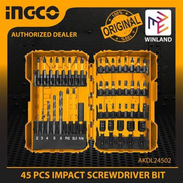 Impact Screwdriver bit  set  AKDL24502 | Company: Ingco | Origin: China