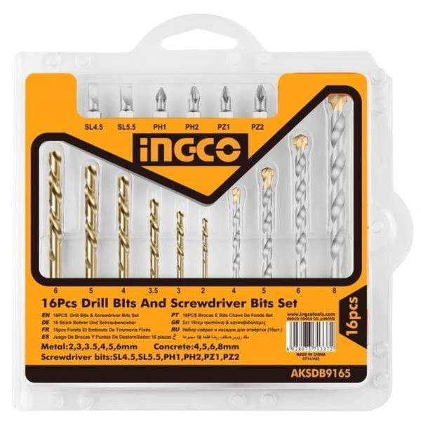 SCREWDRIVER BITS SET AKSDB1901 | Company: Ingco | Origin: China