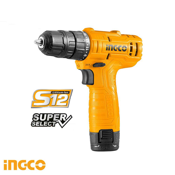 LITHIUM-LON CORLESS DRILL 12V CDLI1241 | Company: Ingco  |  Origin: China