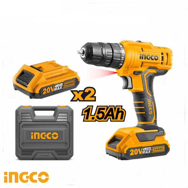 LITHIUM-ION CORDLESS DRILL 20V CDLI20012 |  Company: Ingco  |  Origin: China