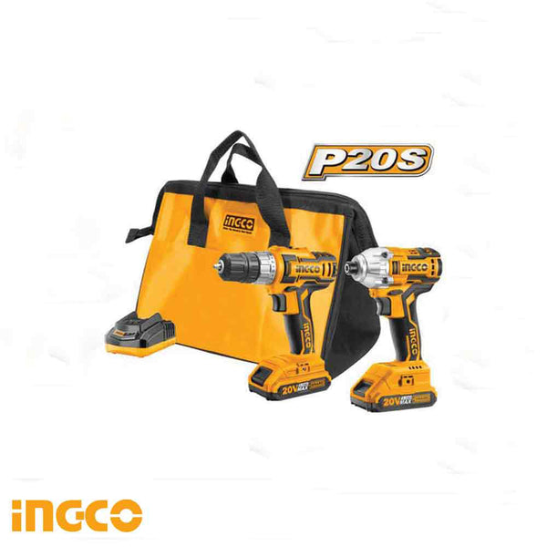 LITHIUM-ION 2PC COMBO KIT CKLI2006  | Company: Ingco | Origin: China