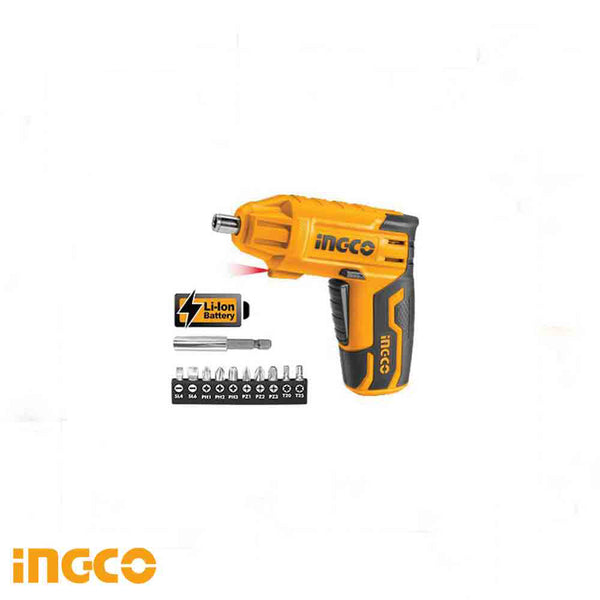 Lithium-Ion Cordless Screwdriver 4V CSDLI0401 | Company: Ingco | Origin: China