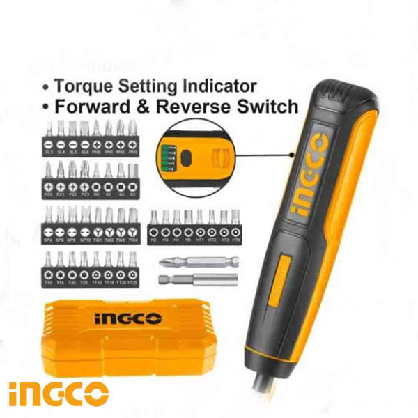 Lithium-Ion Cordless Screwdriver4V CSDLI0403 | Company: Ingco | Origin: China