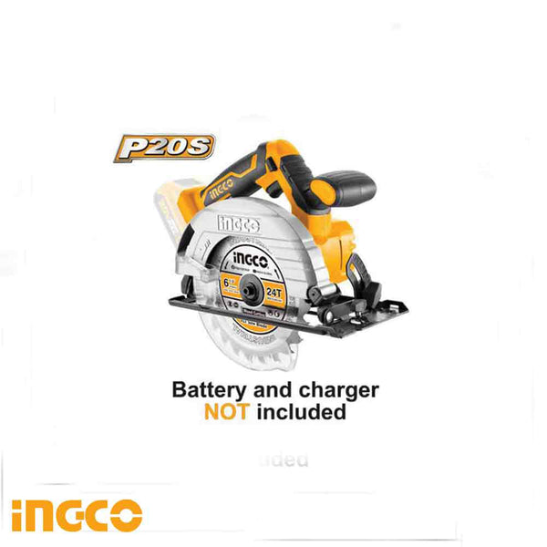 Lithium-Ion Circular Saw 20V 6.5" CSLI1651 | Company: Ingco | Origin: China