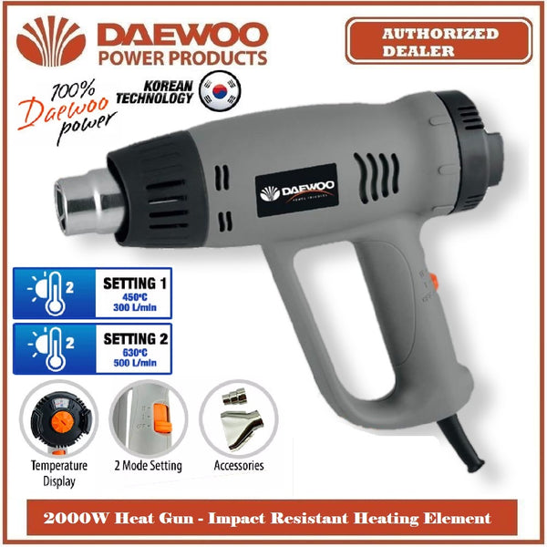 HEAT GUN 2000W DAHG2000J | Company: Daewoo | Origin: China