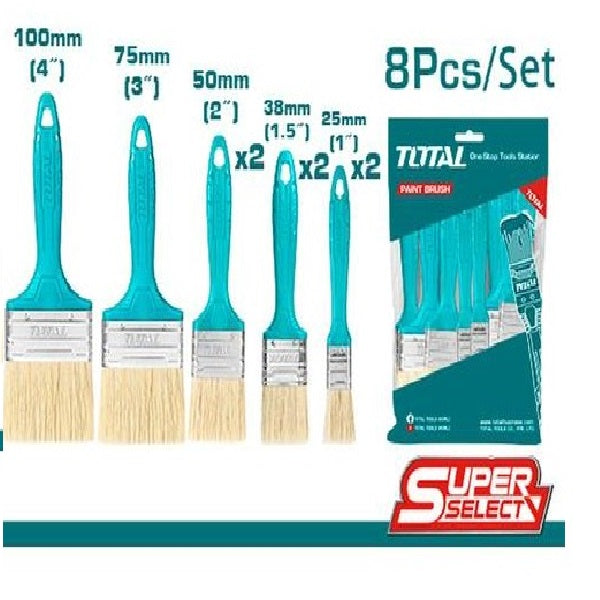 8pcs paint brush set THT8450801 | Company: Total | Origin: China