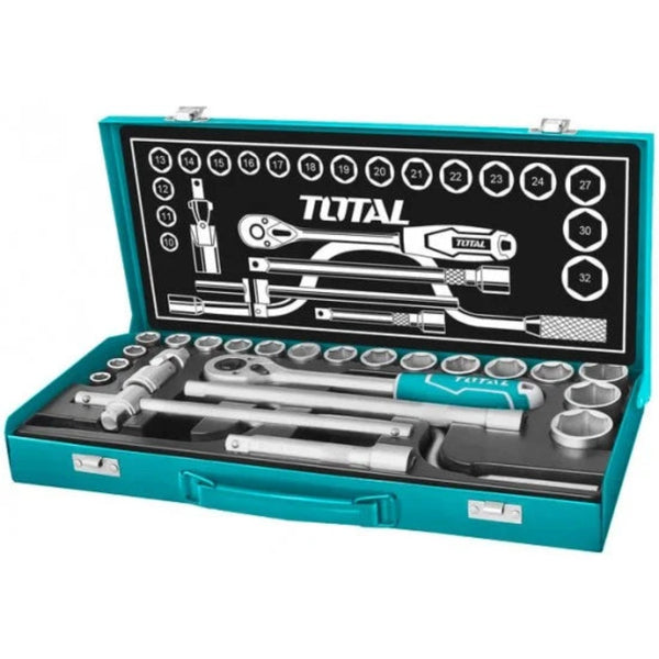 24Pcs 1/2" socket set THT141253 |  Company: Total  |  Origin: China