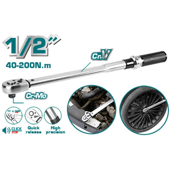 Torque Wrench 1/2" THPTW200N2 | Company: Total | Origin: China