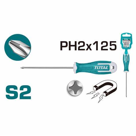 Phillips screwdriver 6.0x125mm THT26PH2125 | Company: Total | Origin: China