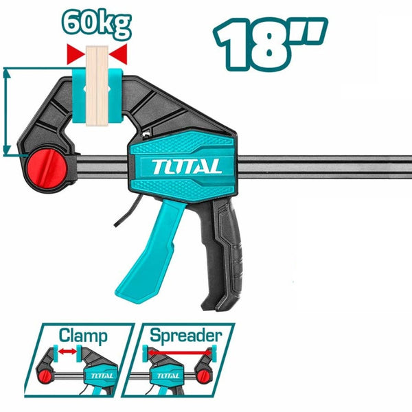 Quick bar clamps 18" THT1340603 | Company: Total | Origin: China