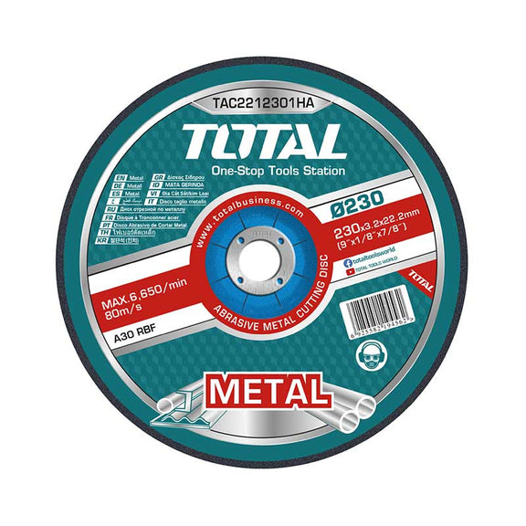 Abrasive metal cutting disc 9