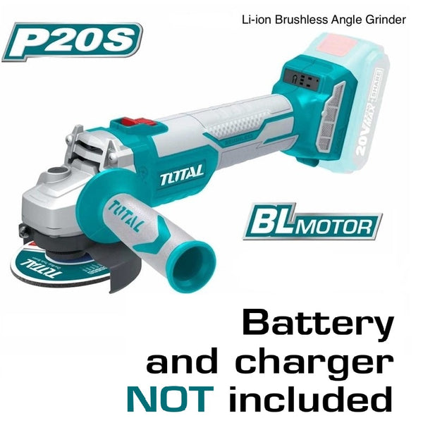 Lithium-Ion angle grinder 4'' 20V TAGLI1002 | Company: Total | Origin: China