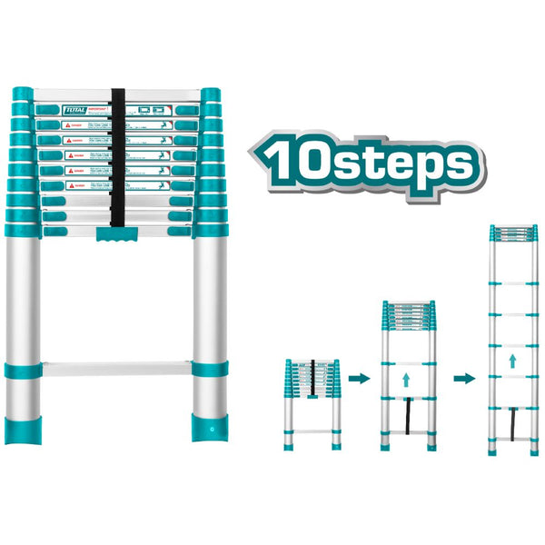 Telescopic ladder THLAD08101 | Company: Total | Origin: China