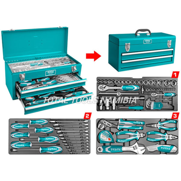 97Pcs TOOL CHEST SET THPTCS70971 | Company: Total | Origin: China