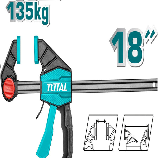 Quick bar clamps 18" THT1346801 | Company: Total | Origin: China