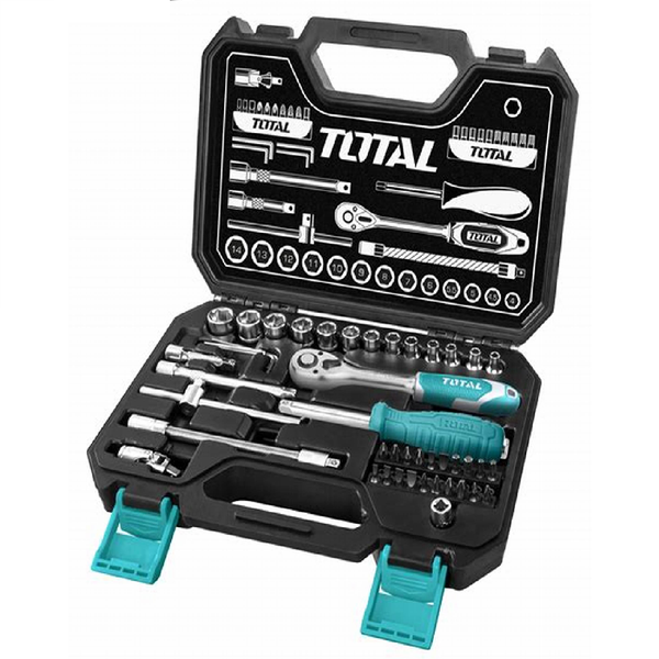 45 Pcs 1/4" socket set THT141451 |  Company: Total  |  Origin: China