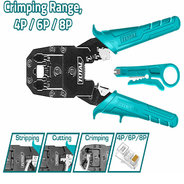 Modular plug crimper 8" TMPC4468P | Company: Total | Origin: China