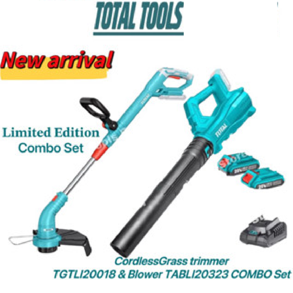 Lithium-ion trimmer & blower combo kit TOSLI23024 | Company: Total | Origin: China