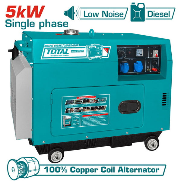 Diesel generator 5kW TP250001 | Company: Total | Origin: China