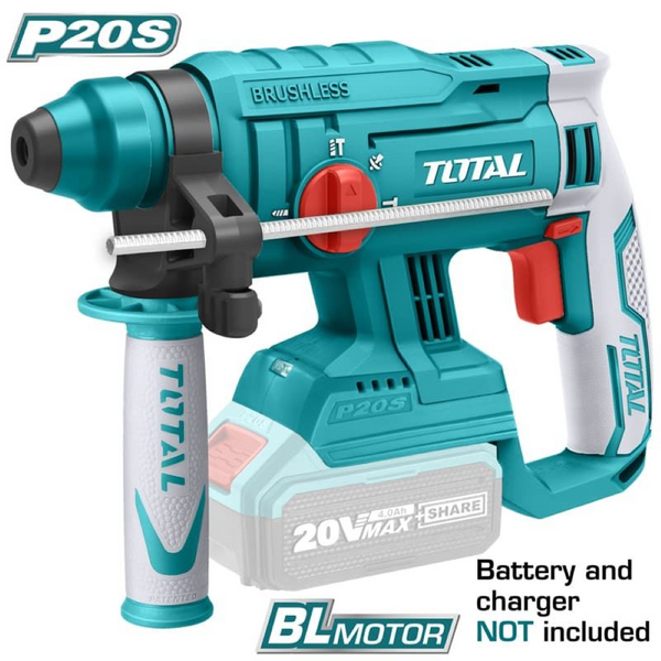 Lithium-Ion rotary hammer 20V TRHLI2201 | Company: Total | Origin: China