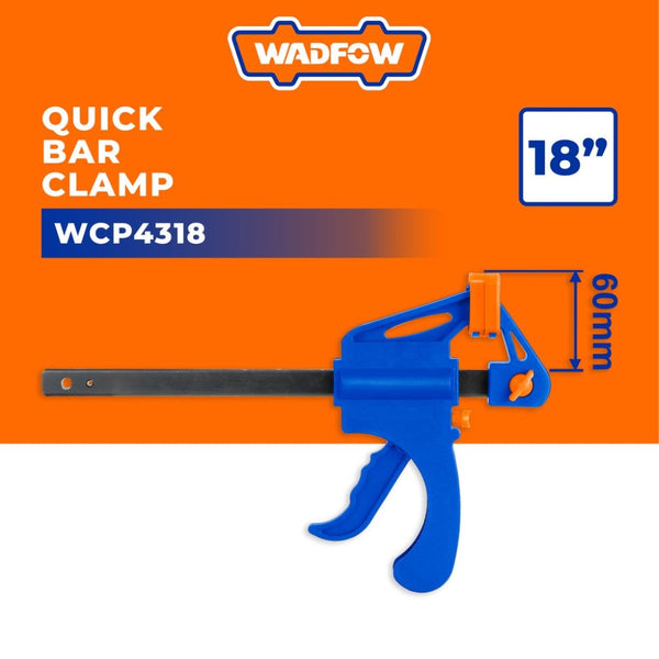 Quick Bar Clamp - 18''  WCP4318 | Company: Wadfow | Origin: China