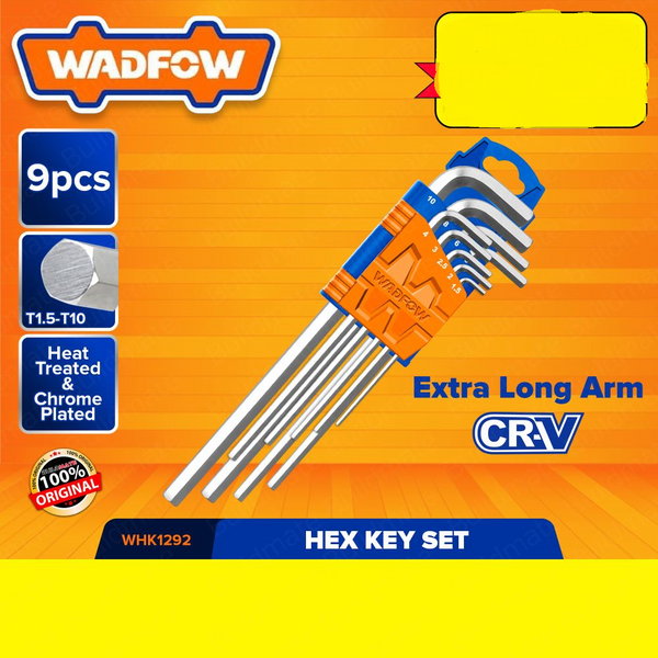 9Pcs HEX KEY 10mm WHK1292 | Company: Wadfow | Origin: China