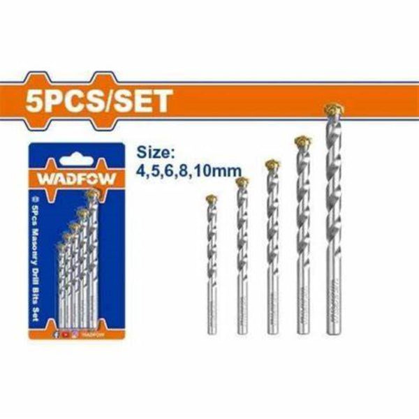 5 Pcs masonry drill  bits set - WMJ2K01 | Company: Wadfow | Origin: China