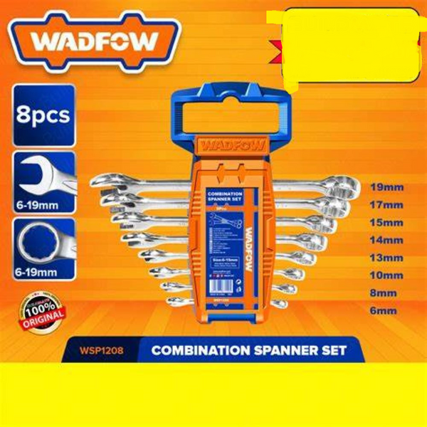 COMBINATION SPANNER SET 6-19mm WSP1208 | Company: Wadfow | Origin: China