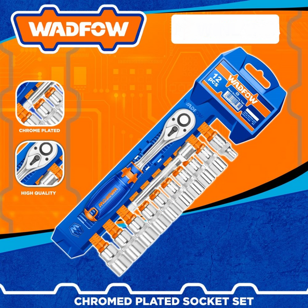 12Pcs 1/4" SOCKET SET WST4212 | Company: Wadfow  |  Origin: China