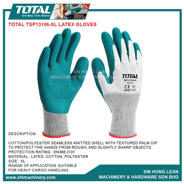 Latex gloves TSP13106-XL | Company: Total | Origin: China