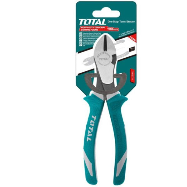 High leverage heavy-duty diagonal cutting pliers 7" THT27716S  |  Company: Total  |  Origin: China