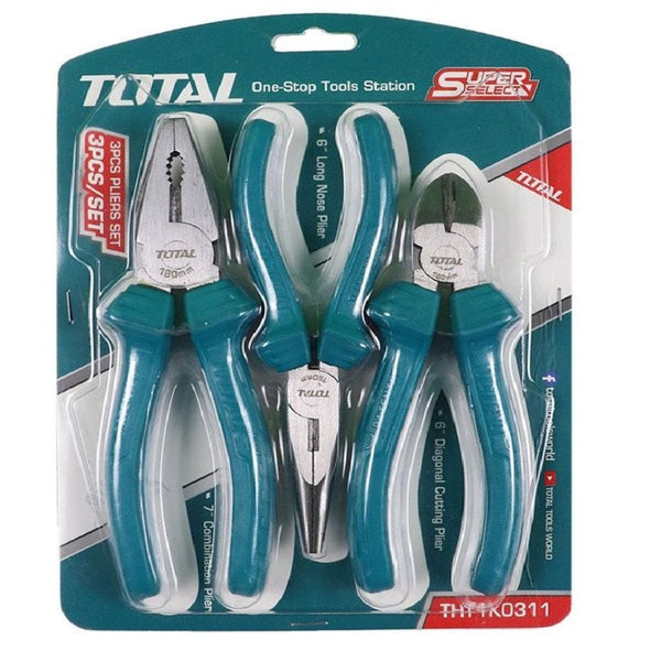 3Pcs pliers set THT1K0311 | Company: Total | Origin: China