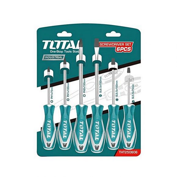 6 pcs screwdriver set THT250606 |  Company: Total  |  Origin: China